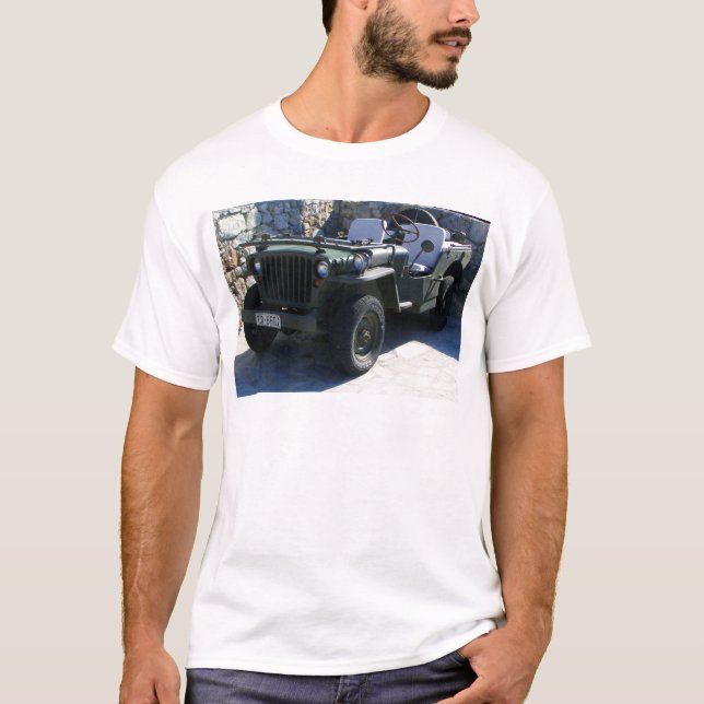 Classic Willy's Jeep. T-Shirt (Front)