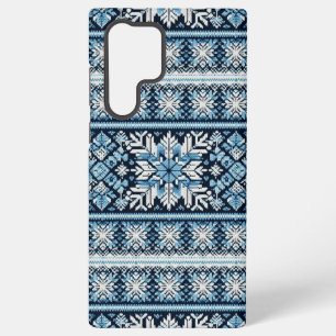 Classic  winter snow fair isle/colorwork samsung galaxy case