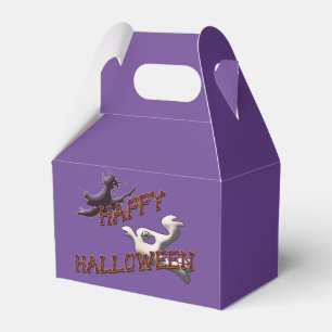 Classic Witch and Ghost Spooky Happy Halloween Favour Box