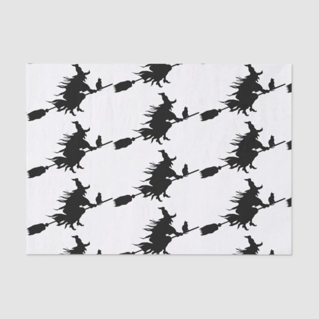 CLASSIC WITCH PATTERN Tissue Paper (Front)