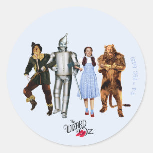 Classic Wizard of Oz Characters Classic Round Sticker