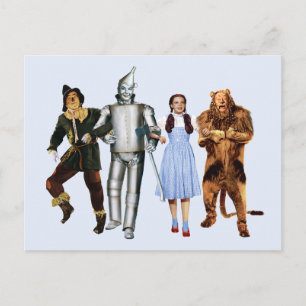 Classic Wizard of Oz Characters Postcard