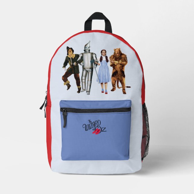 Classic Wizard of Oz Characters Printed Backpack (Front)