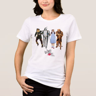 Classic Wizard of Oz Characters with Logo Tri-Blend Shirt