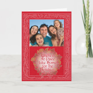 Classic Wizard of Oz Christmas Card RED
