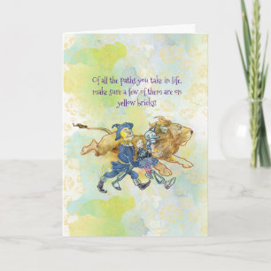 Classic Wizard of Oz Greeting Card - Yellow Bricks