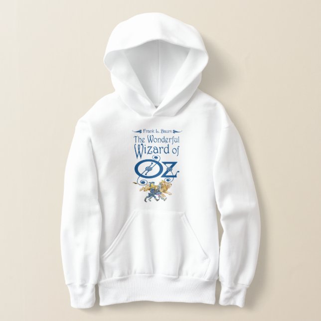 Classic Wizard of Oz Hoodie - Royal Crest on back! (Laydown)