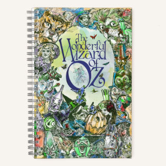 CLASSIC WIZARD of OZ Illustrated Cover Art Notebook