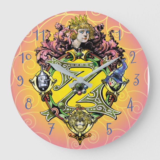 Classic Wizard of Oz Kid's Wall Clock  (Front)