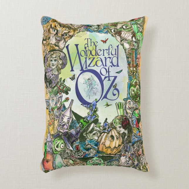 CLASSIC WIZARD OF OZ PILLOW POEM (Front(Vertical))
