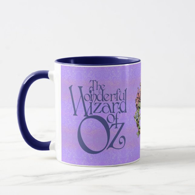Classic Wizard of Oz Royalty Crest Blue Mug (Left)