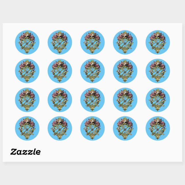 Classic Wizard of Oz Royalty Sticker! Round Sticker (Sheet)