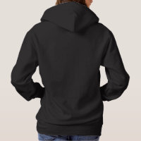 Classic Women's Black Hoodie | Blank Casual