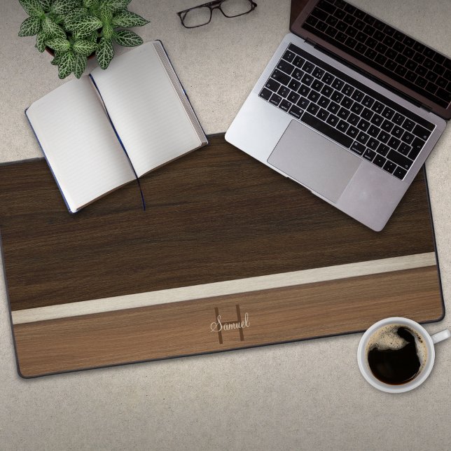 Classic Wood Hue Walnut Desk Mat (Creator Uploaded)
