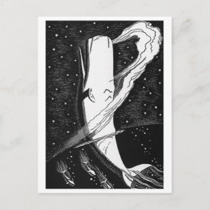 Classic Woodcut Postcard