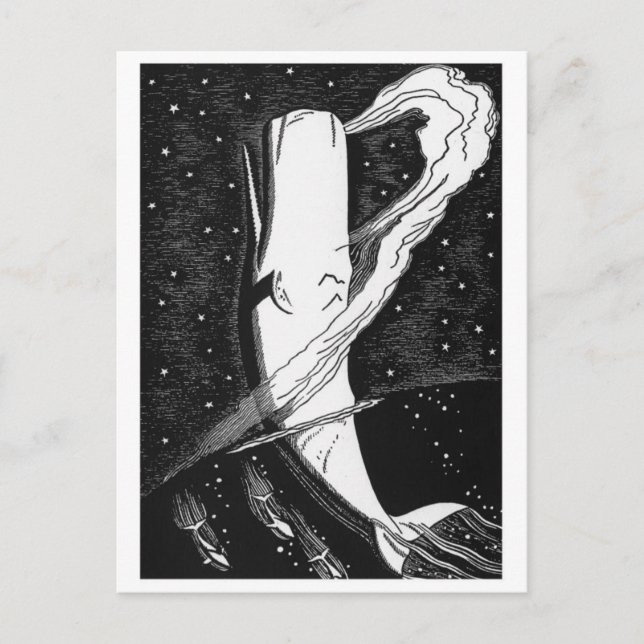 Classic Woodcut Postcard (Front)