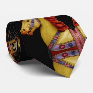 Classic wooden Carousel Horses Tie