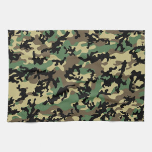 Classic Woodland Camo Kitchen Towels