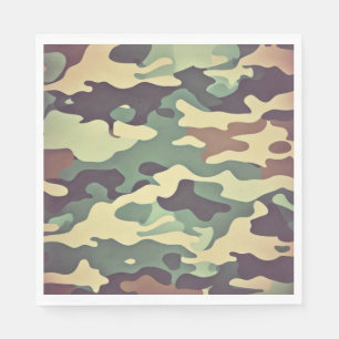 Classic Woodland Camouflage Napkin