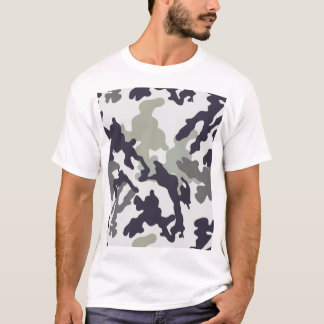 Classic Woodland Camouflage Pattern Men's Graphic T-Shirt