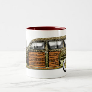 Classic Woody Station wagon Two-Tone Coffee Mug