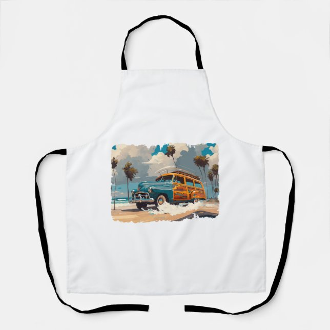 Classic Woody Wagon Apron (Front)