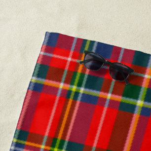 Classic Woven Tartan Beach Towel