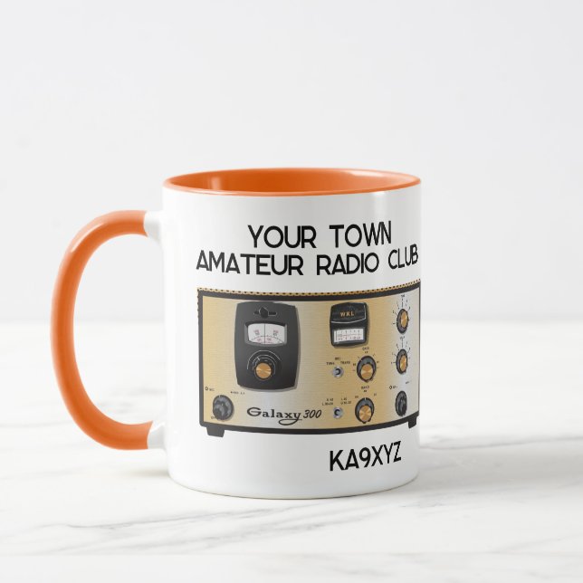 Classic WRL Galaxy 300 Radio Transceiver Mug (Left)
