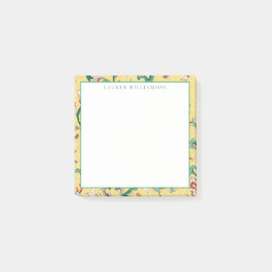Classic Yellow and Green Chinoiserie Post-It Notes