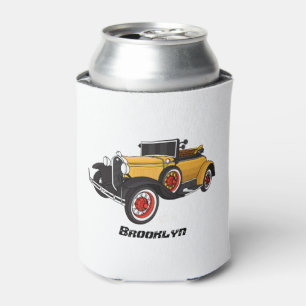 Classic yellow car 1931 can cooler
