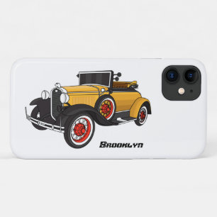 Classic yellow car 1931 iPhone 11 case