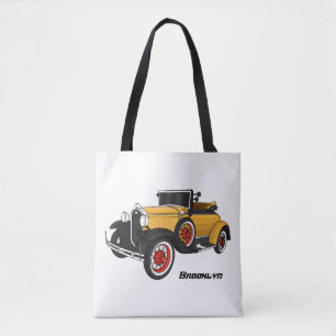 Classic yellow car 1931 tote bag