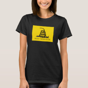 Classic Yellow Gadsden Flag Don't Tread on Me T-Shirt