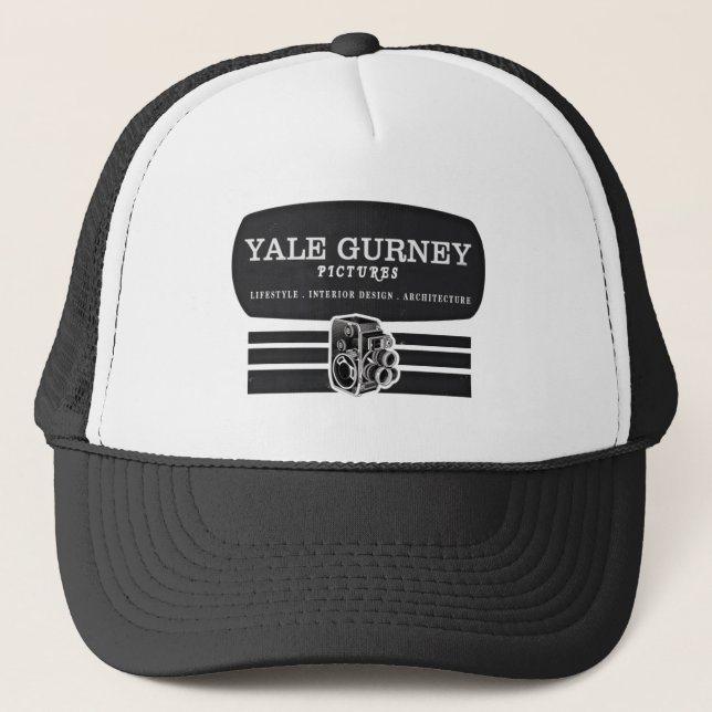 Classic YGP B+W Logo Trucker Hat (Front)