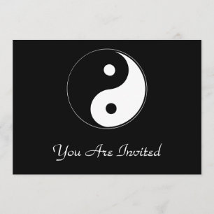 Classic Yin Yang Invitation