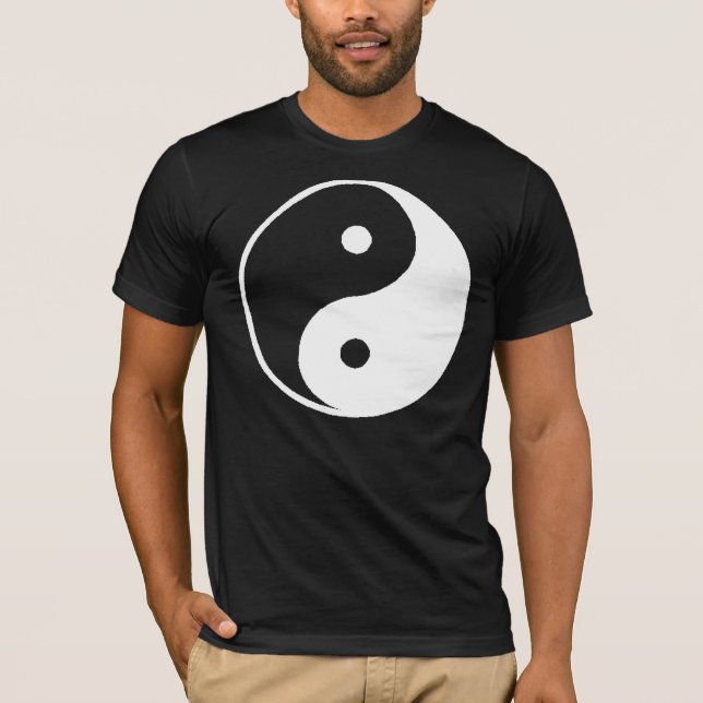 Classic Ying Yang Chinese Symbol T-Shirt (Front)