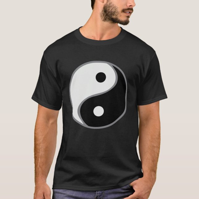 classic yinyang for balance life T-Shirt (Front)