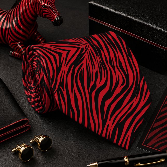 Classic Zebra Wild Animal Pattern Tie (Creator Uploaded)