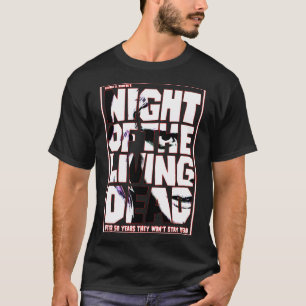 Classic Zombie Movie Print - Zombie Night Of The L T-Shirt