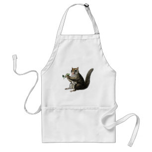 Classic Zoological Etching - Flying Squirrel Standard Apron