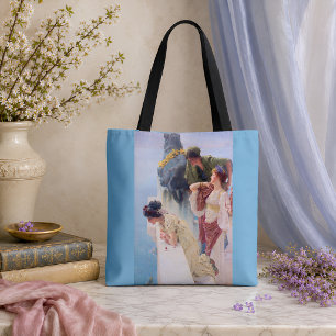 Classical Alma-Tadema Vintage Aesthetic Romantic Tote Bag