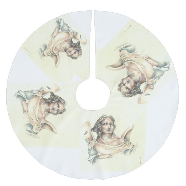 Classical Angel tree skirt (Front)