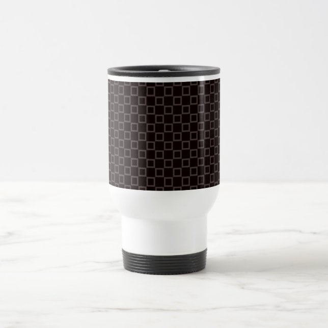 Classical brown chocolate Travel Mug (Center)