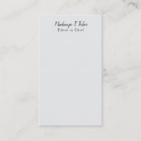 Classical Calligraphy Elegant Plain Simple Grey