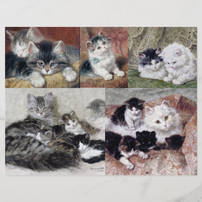 Classical Cats & Kittens by Henriette Ronner (Front)