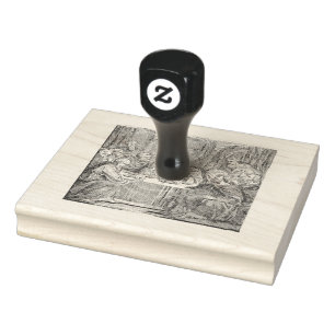 Classical Christian Art Rubber Stamp