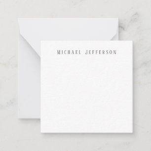 Classical Creative Trendy Black & White Minimalist Card