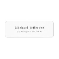 Classical Creative Trendy Black & White Minimalist