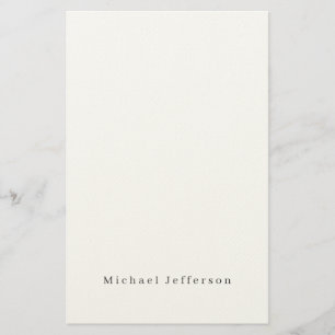 Classical Creative Trendy Black & White Minimalist Stationery