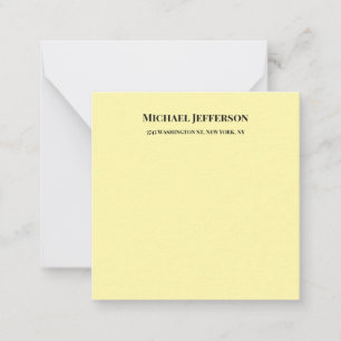 Classical Creative Trendy Cream Color Card